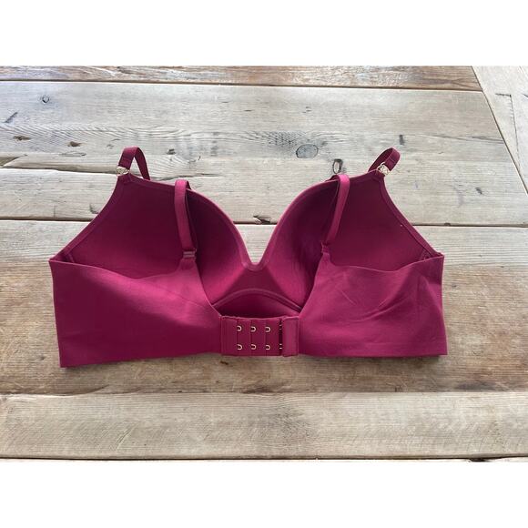 Victoria's Secret Campari Red 32C Dream Angels Wireless Push Up Bra VS - Picture 2 of 2